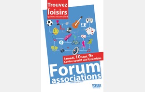Forum des associations le 10 septembre
