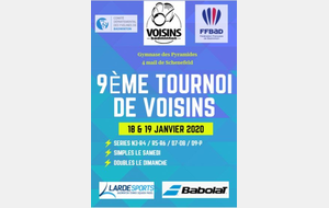 Bravo à tous pour cette 9ème édition du tournoi de Voisins