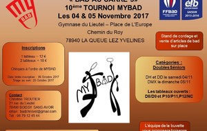 5ème Tournoi BAD AU CARRE