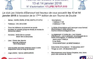 17ème Tournoi de Double d'Elancourt
