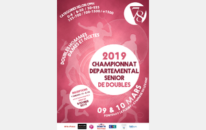 Tournoi Départemental Doubles Seniors