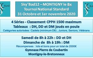 ANNULE - Tournoi SKYBAD12 - Tournoi de Doubles