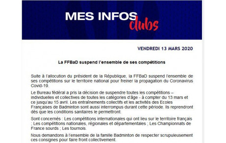 ALERTE - COVID-19