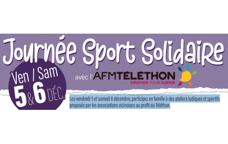 Journée sport solidaire